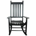 Leigh Country Heartland Black 5 Slat Classic Rocker TX 85162